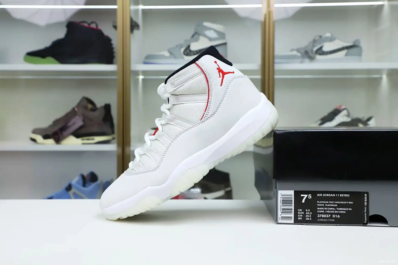 PLATINUM RETRO TINT 11 JORDAN Kimikick AIR XI 0428